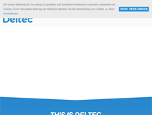 Tablet Screenshot of deltec-aquaristic.com